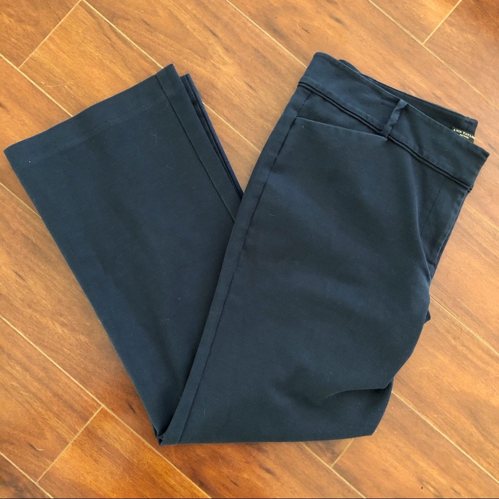 Ann Taylor Modern Dress Pant Dark Blue 14 Petite